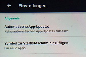 Daten Flat auto update